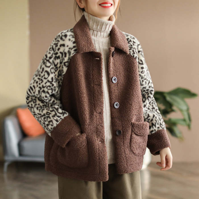 Women'S Winter Loose Lamb Fleece Jacket