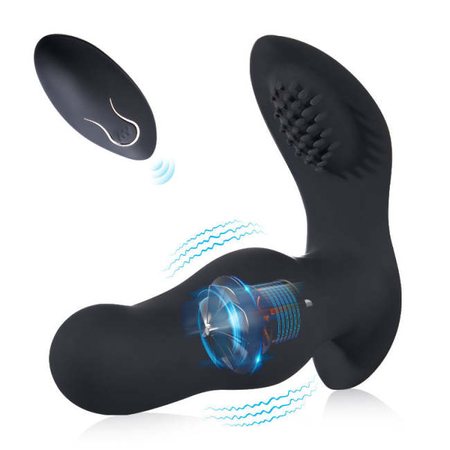 【】Thunder 7 Vibrations Extraordinary Prostate Massager With Remote Control
