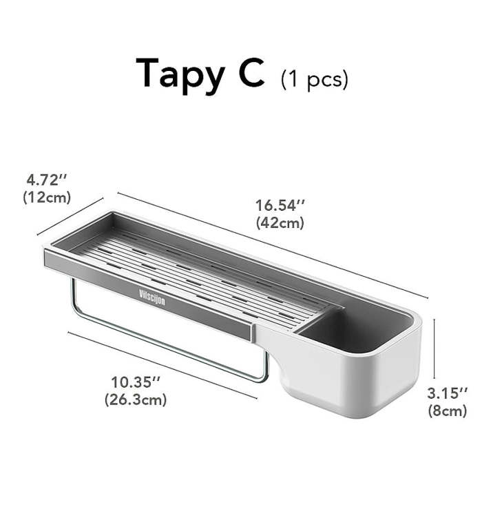 Rectangle Aluminum Storage Rack With A Container