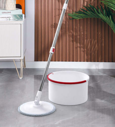 Spin Mop & Bucket With Wringer Set（2 Pads）