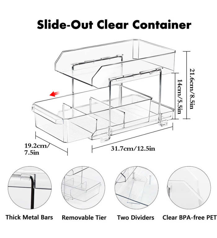 Multi-Purpose Slide-Out Storage Container