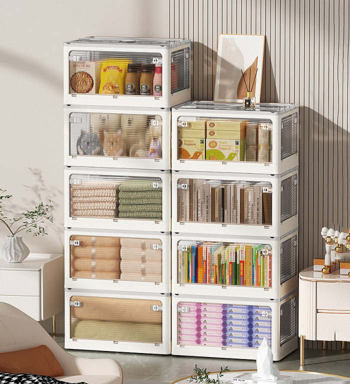 Multifunctional Foldable Transparent Storage