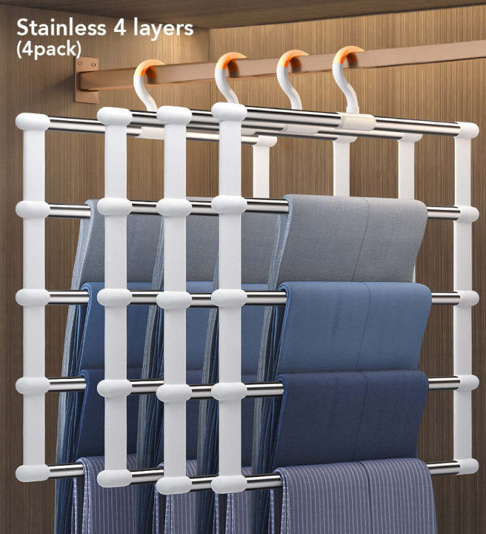Pants Hangers For Closet Storage