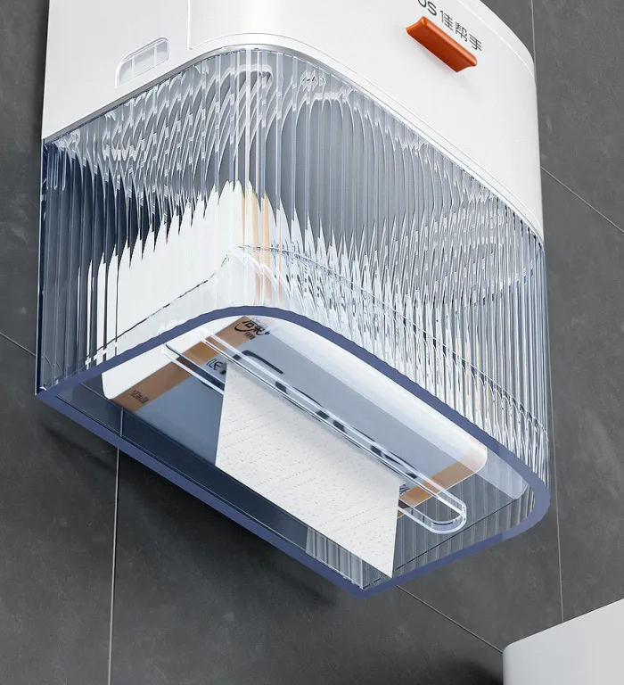Toilet Paper Roll Holder With Shelf And Drawer