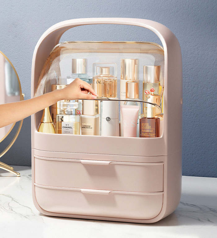 Modern Makeup Storage Box With Drawer