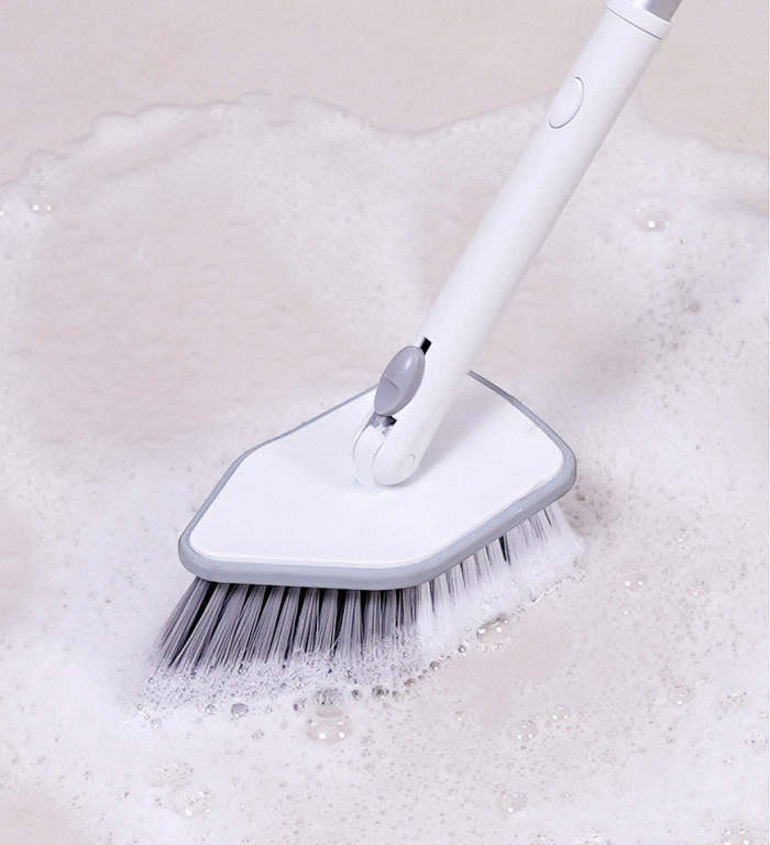 Long Handle Removable Brush Scrubber