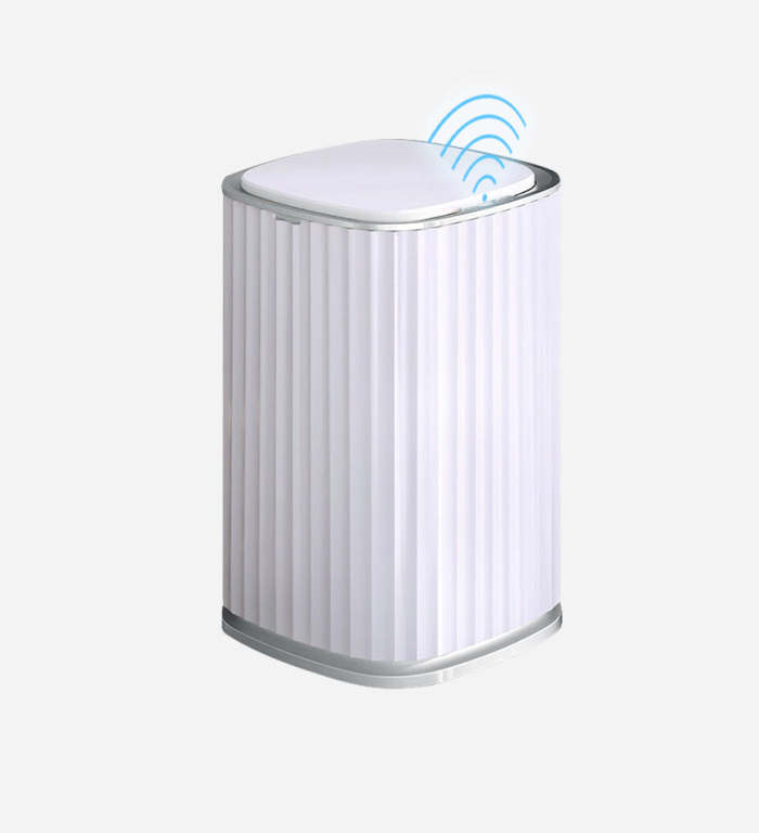 3.96 Gallon Square Smart Sensor Trash Can