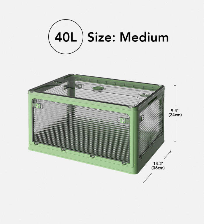 Multifunctional Foldable Transparent Storage