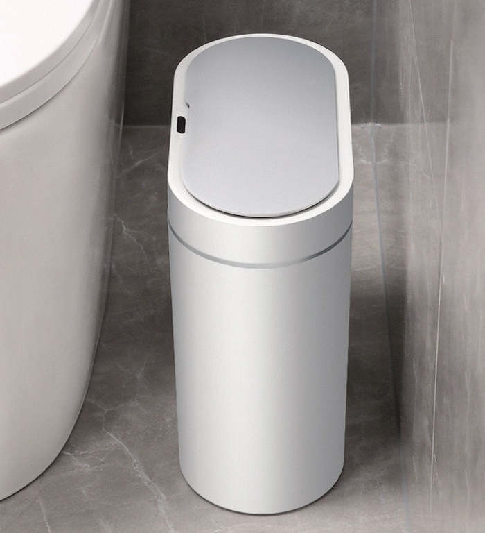 Water-Proof Smart Sensor Trash Can With Lid