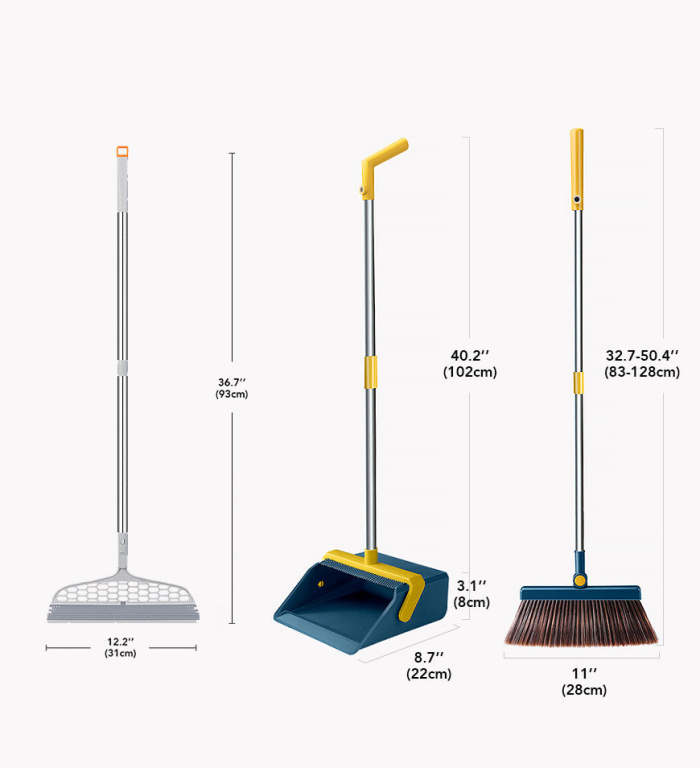 Home Cleaning Kit Broom With Adjustable Handle