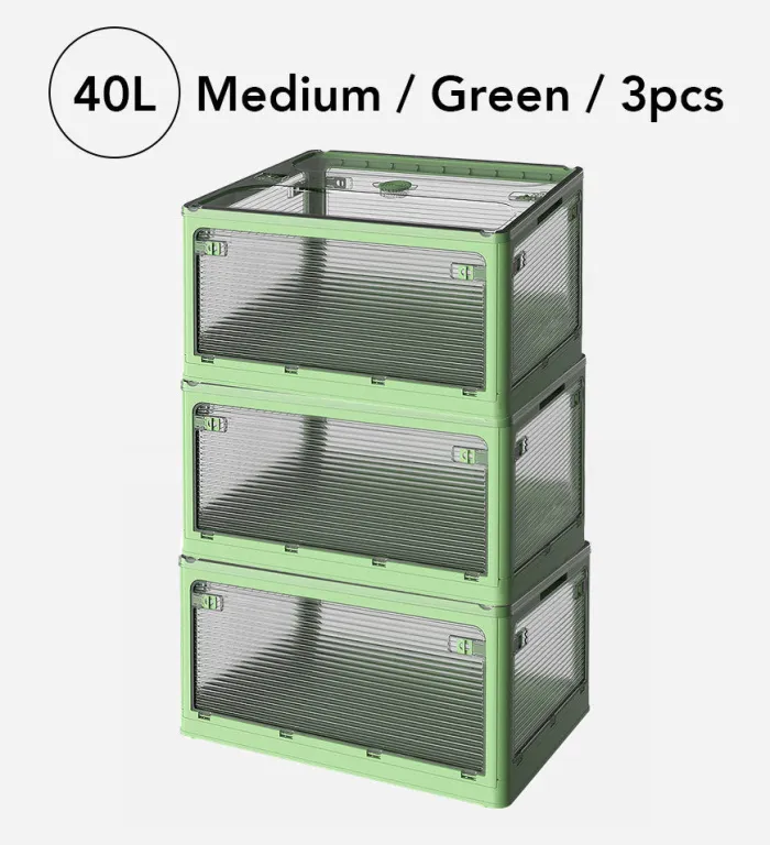 Multifunctional Foldable Transparent Storage