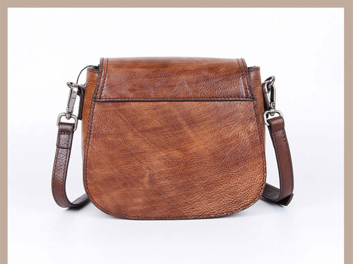 Embossed Cow Shoulder Crossbody Bag