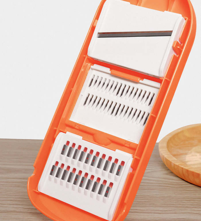 Multifunctional Vegetable Cutter Peeler With Back Storage
