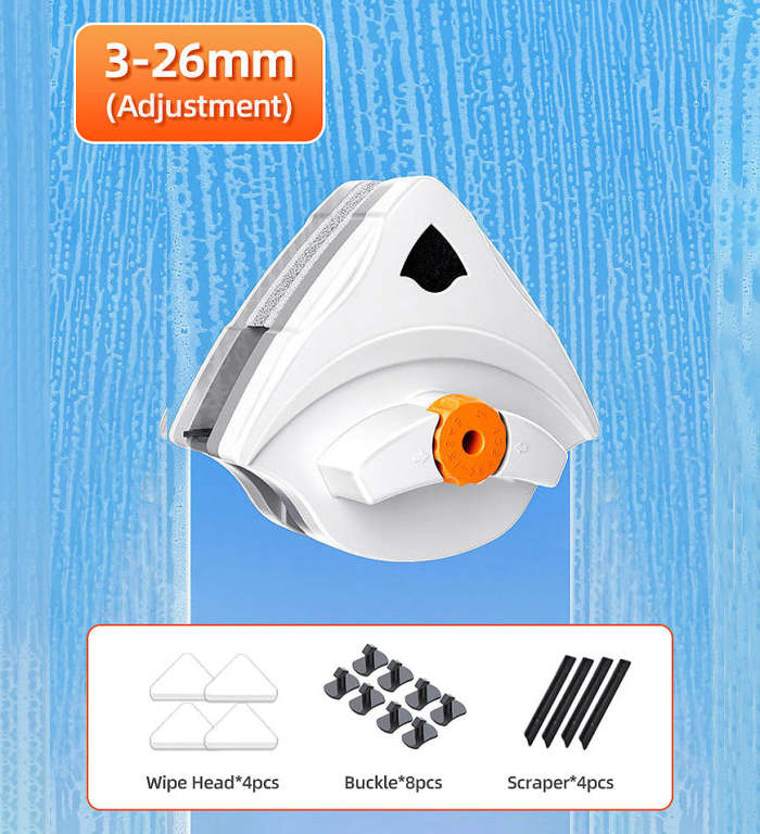 3-32Mm Adjustable Magnetic Double Sided Window Cleaner