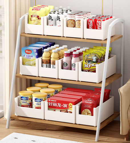 Multifunctional Stackable Kitchen Storage Containers Without Lid