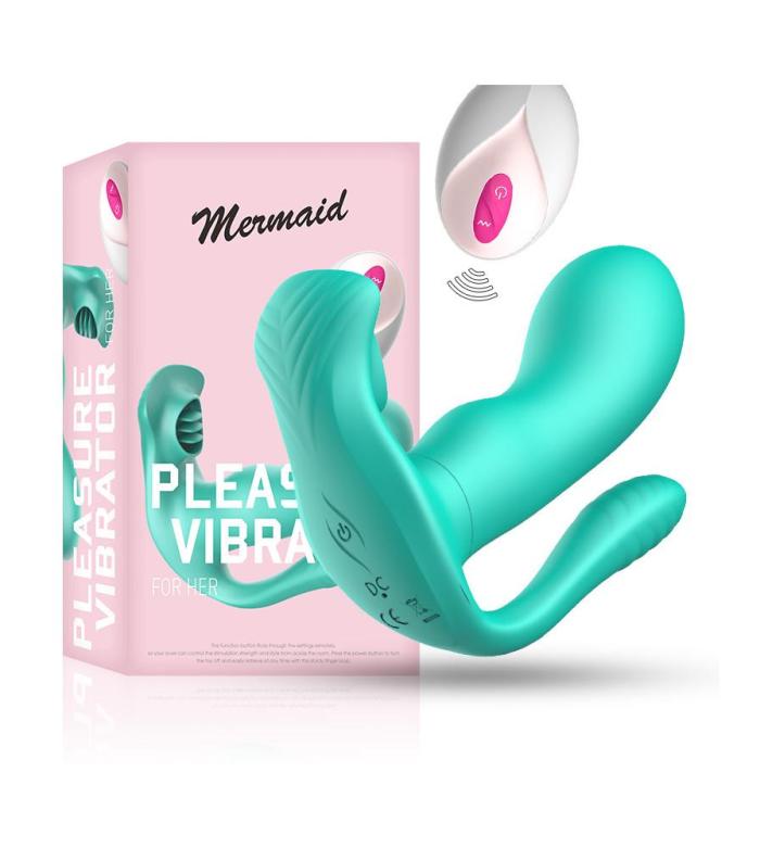 3 In 1 9 Modes Tongues Remote Control Wearable Anal Vibrators