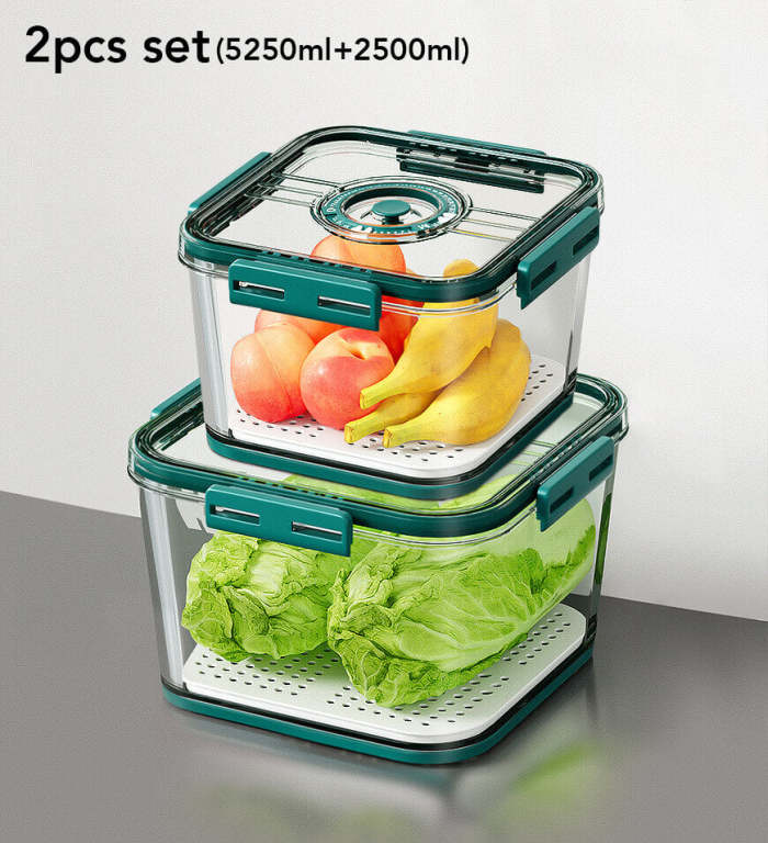 Fridge Timer Control Storage Containers