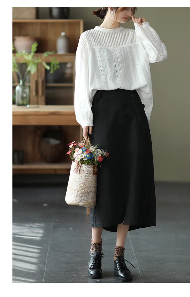 Spring Accordion Lace Cutout Top