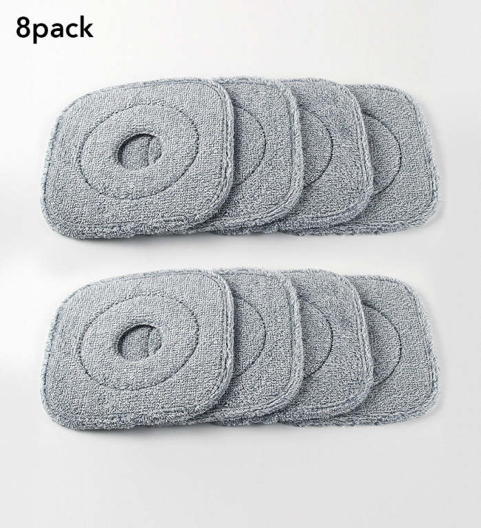 Square Washable Microfiber Mop Pads For Floor Cleaning