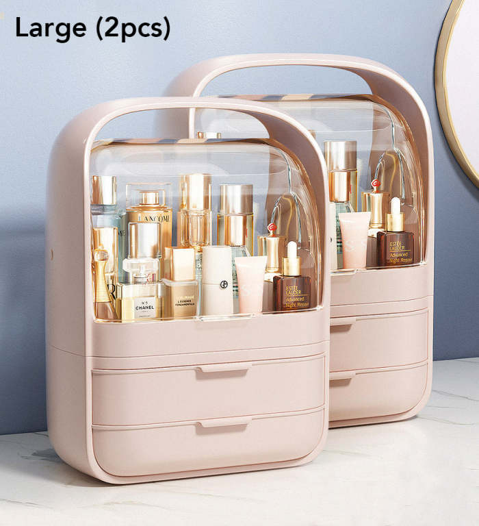 Modern Makeup Storage Box With Drawer