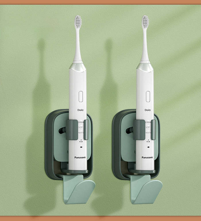 Wall-Mount Electric Toothbrush Holder