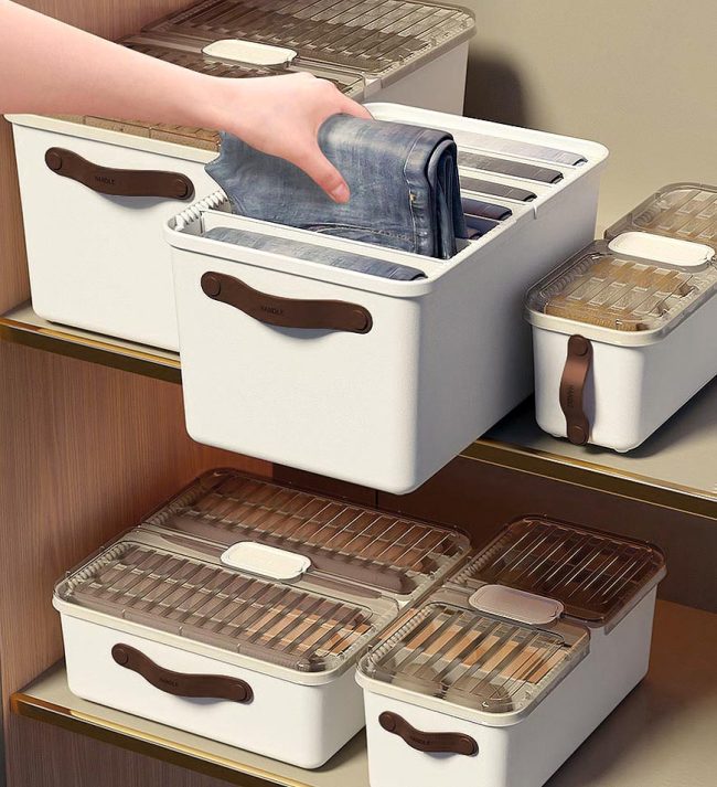 Compartmentalized Underwear Organizer Box