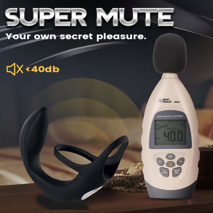 [Pre-Sale 30 Days] U-Reyer App Control 4 Quiet Vibrations Cock Ring & Prostate Massager