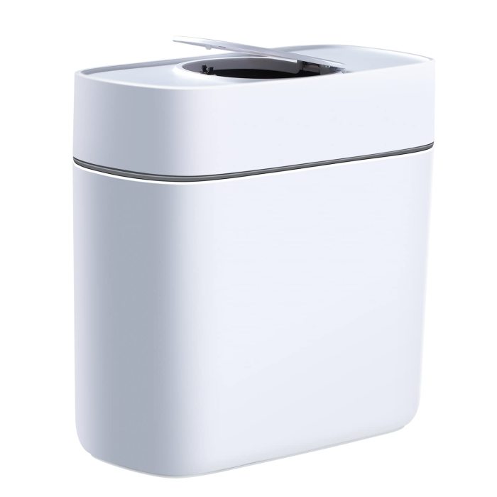 3.7 Gallon Slim Trash Can With Press Type Lid