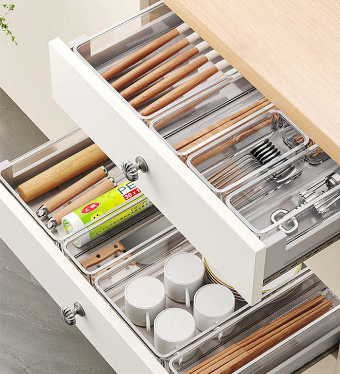 Clear Drawer Organizer