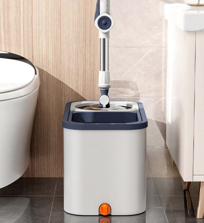 Microfiber Spin Mop And Bucket Floor Cleaning System