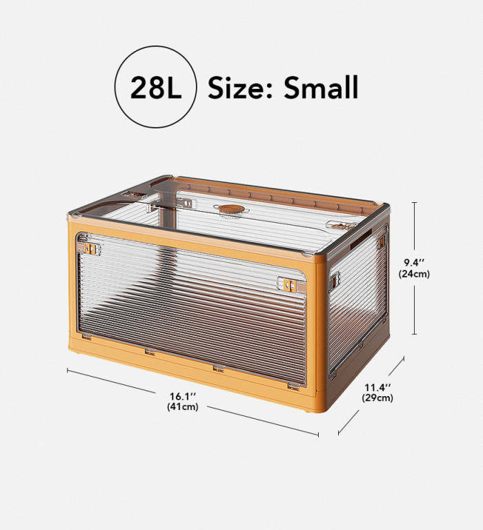 Multifunctional Foldable Transparent Storage