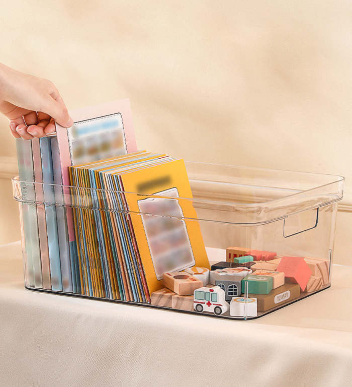 Transparent Acrylic Storage Box Without Lid