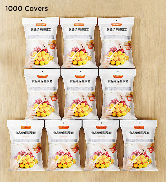 Reusable Elastic Food Storage Covers (100 Covers)