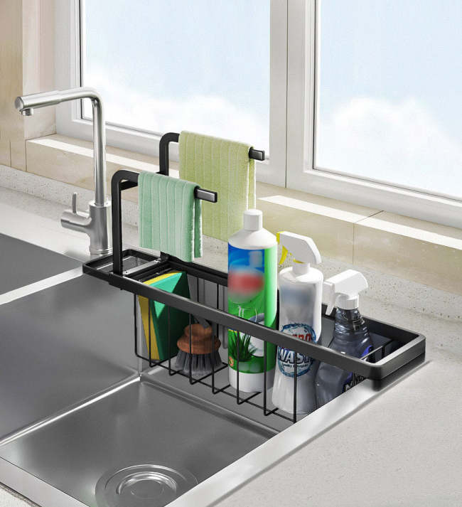 Telescopic Sink Storage Rack