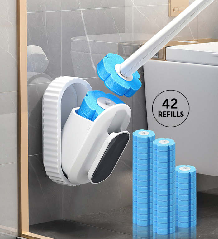 All-Round Cleaning Toilet Brushes-Hanging Design
