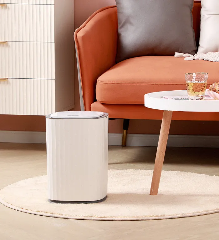 3.96 Gallon Square Smart Sensor Trash Can