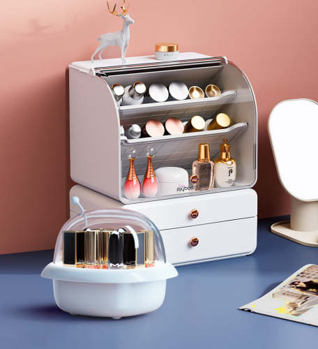 Luxury Acrylic Cosmetic Storage Box & Lipstick Storage Kit