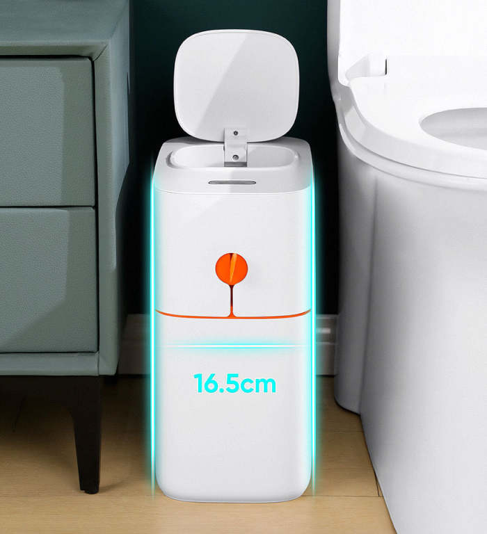 Automatic Touchless Kitchen Garbage Can With Lid