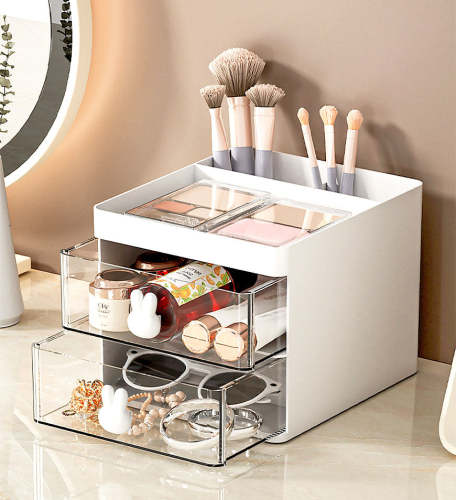 Multifunctional Table Display Box With Drawers