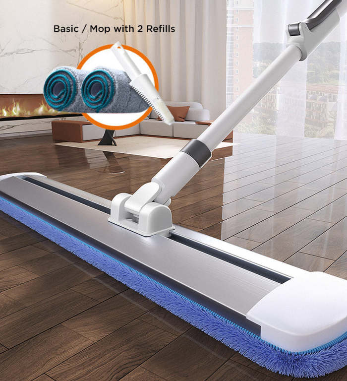 Retractable Handle Microfiber Cleaning Mop