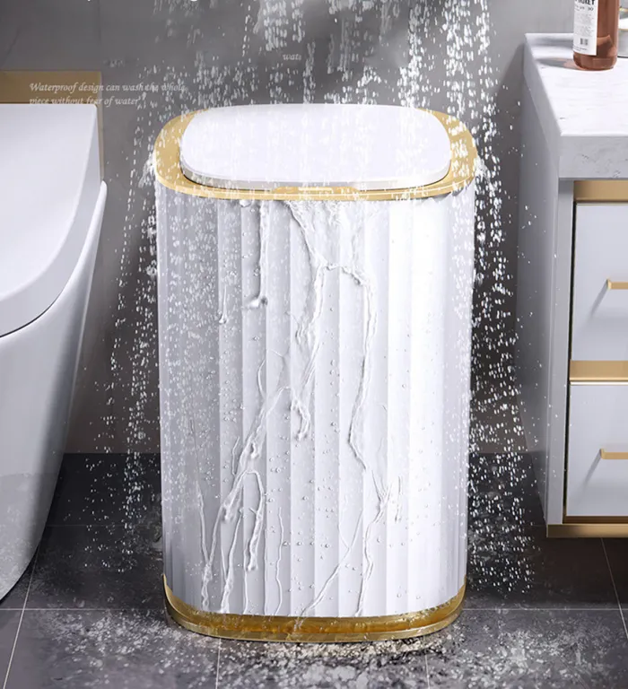 3.96 Gallon Square Smart Sensor Trash Can
