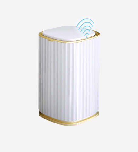 3.96 Gallon Square Smart Sensor Trash Can