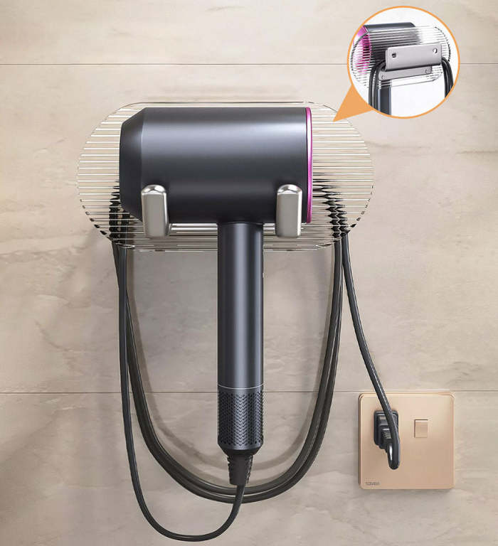Hair Dryer Holder Compatible With Dyson Hair Dryer