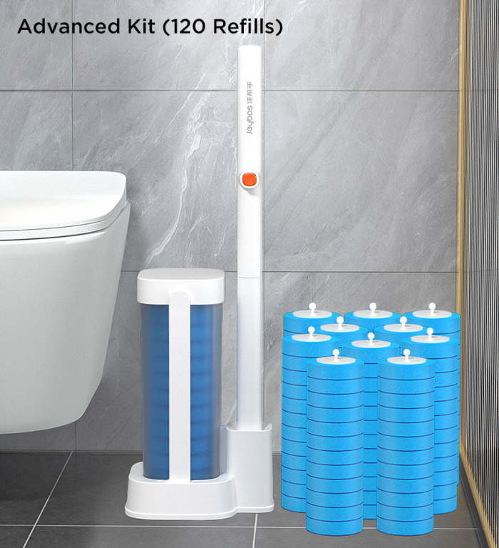 Disposable Toilet Cleaning System With Refill