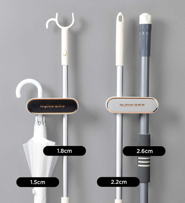 2 In 1 Self Adhesive Mop Holder