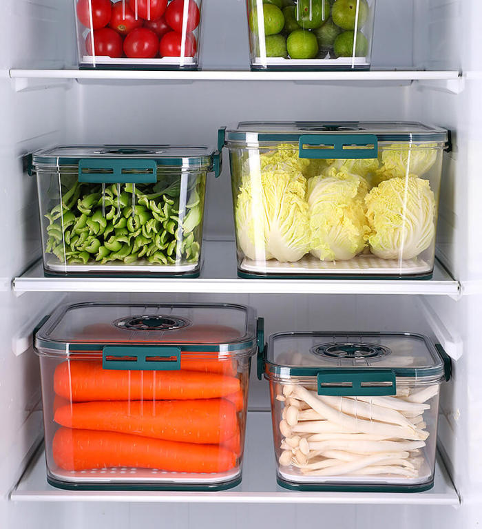 Fridge Timer Control Storage Containers