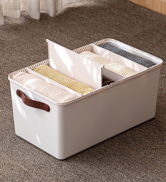 Compartmentalized Underwear Organizer Box