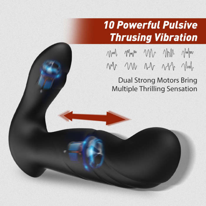Dark Knight 10 Vibrations 10 Pulses Prostate Massager