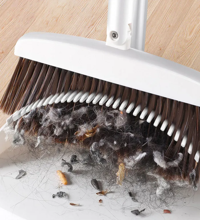 Household Magnetic Suction  U-Shaped Broom Dustpan Set