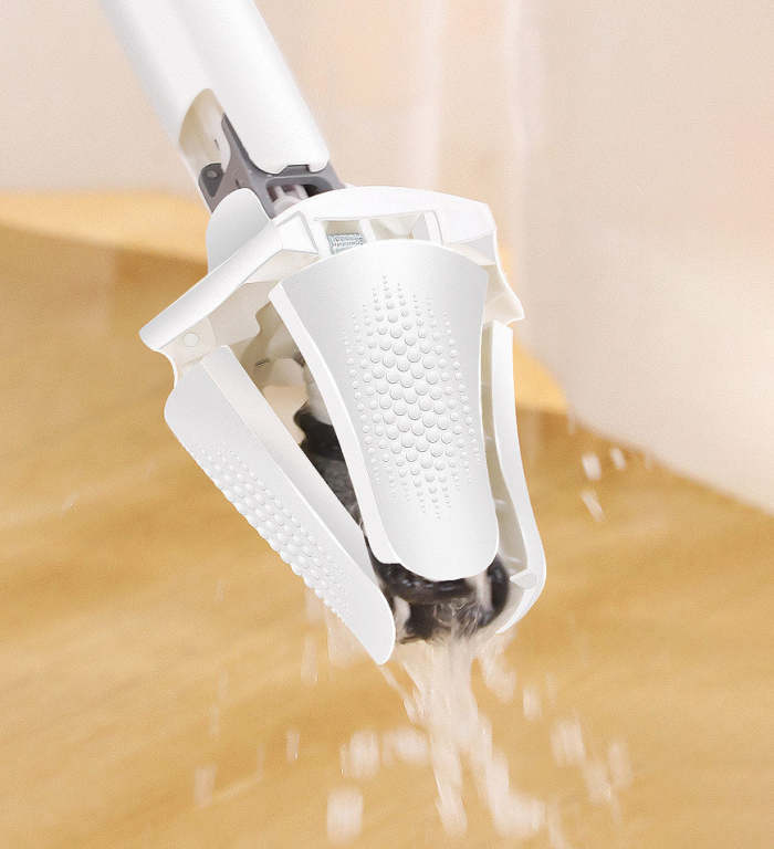 Hand-Free Wash Self Wringing Microfiber Mop